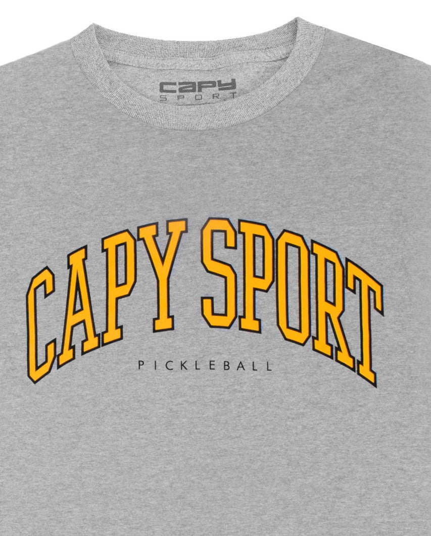 Capy University Tee - Heather Grey