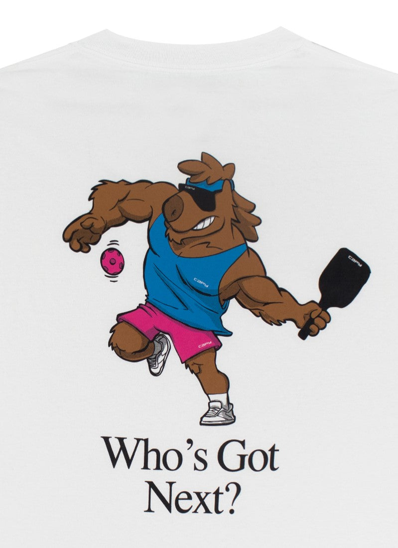 Who's Got Next Tee - White