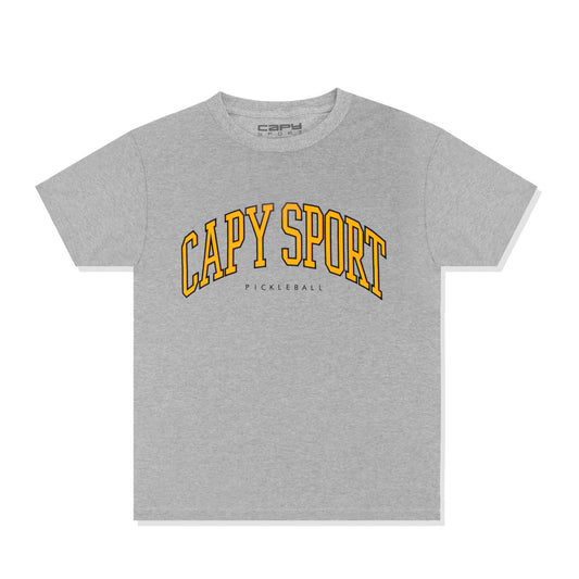 Capy University Tee - Heather Grey